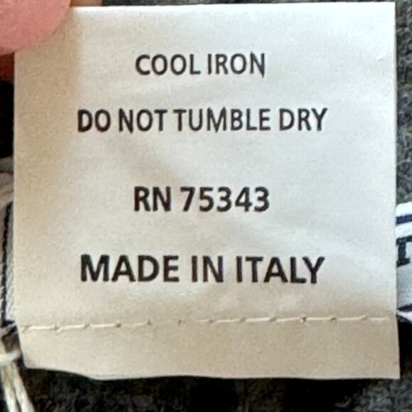 NWT Via Condotti 100% virgin wool unisex scarf with fringe - Picture 4 of 7